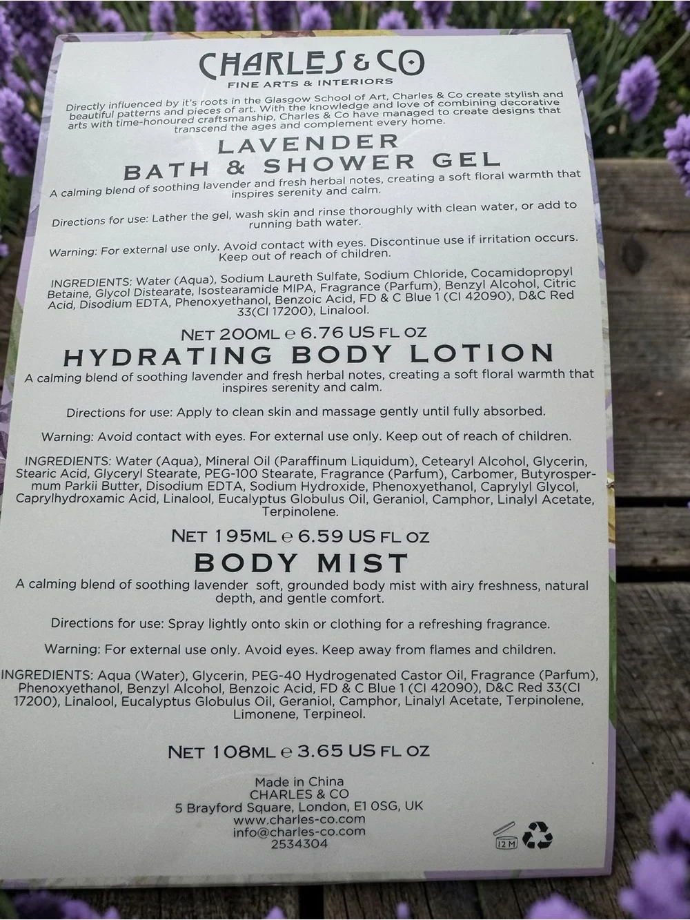 Lavender Luxury Pampering Collection - NEW